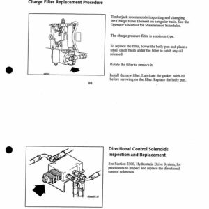 Timberjack 1010B Forwarder Repair Technical Manual - Image 3