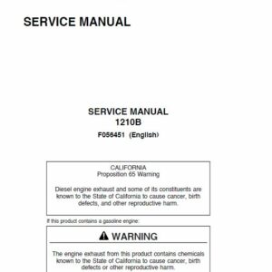 Timberjack 1210B Harvester Service Repair Manual