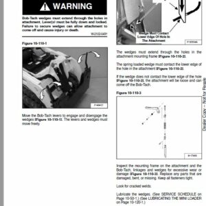 Bobcat MT100 Mini Track Loader Service Repair Manual - Image 2