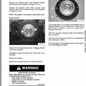 Bobcat MT100 Mini Track Loader Service Repair Manual - Image 3