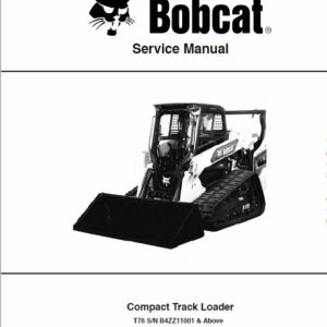 Bobcat T76 Compact Track Loader Service Repair Manual - Image 4