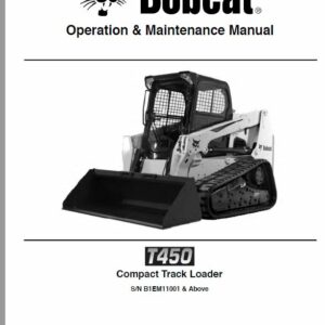 Bobcat T450 Compact Track Loader Service Repair Manual - Image 3