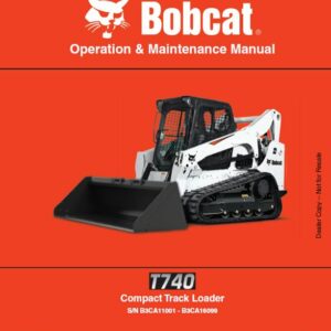 Bobcat T740 Compact Track Loader Service Repair Manual - Image 2