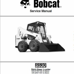 Bobcat S530 Skid-Steer Loader Service Repair Manual - Image 3