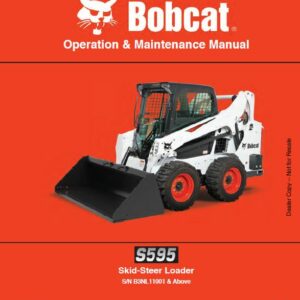 Bobcat S595 Skid-Steer Loader Service Repair Manual - Image 2