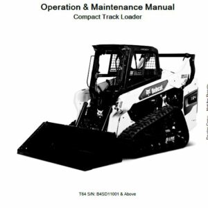 Bobcat T64 Compact Track Loader Service Repair Manual - Image 4