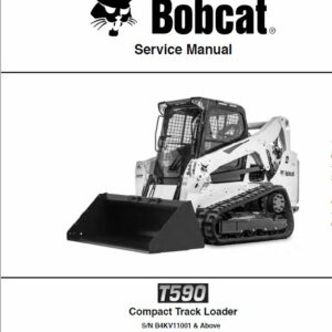 Bobcat T590 Compact Track Loader Service Repair Manual - Image 4