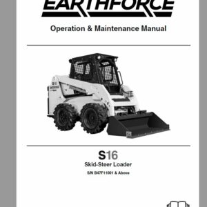 Bobcat Earthforce S16, S18 Skid-Steer Loader Service Repair Manual - Image 5