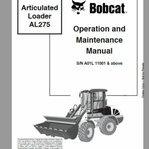 Bobcat AL275, AL350, AL440 Loader Service Repair Manual - Image 5