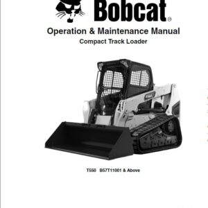 Bobcat T550 Compact Track Loader Service Repair Manual - Image 5