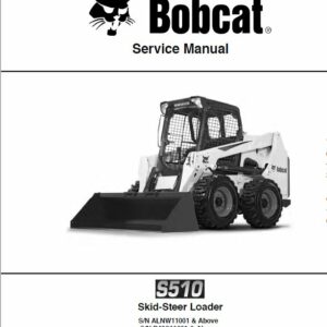 Bobcat S510 Skid-Steer Loader Service Repair Manual - Image 5