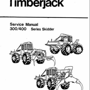 Timberjack 380, 450, 480 Skidder Service Repair Manual