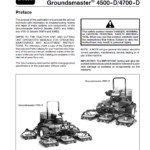 Toro Groundsmaster 4500-D, 4700-D (Models 30873, 30874, 30881, 30882) Service Repair Manual - Image 2