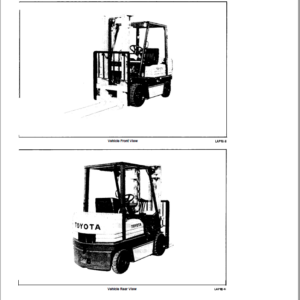 Toyota 5FGC18, 5FGC23, 5FGC25, 5FDC25, 5FGC28, 5FGC30, 5FDC30 Forklift Repair Manual - Image 3