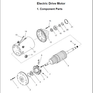 Toyota 6BWS10, 6BWS13 Electric Walkie Adjustable Straddle Stacker Repair Manual - Image 3