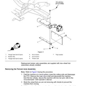 Toro Groundsmaster 1200 Service Repair Manual - Image 3