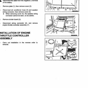 Komatsu PC200-6, PC200LC-6, PC210LC-6, PC220LC-6, PC250LC-6 Excavator Repair Manual (A82001 and Up) - Image 4