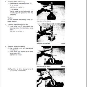 Toyota 5FGC18, 5FGC23, 5FGC25, 5FDC25, 5FGC28, 5FGC30, 5FDC30 Forklift Repair Manual - Image 4