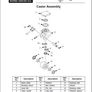 Toyota 6BWC10, 6BWC15, 6BWC20, 6BWS11, 6BWS15, 6BWS20, 6BWR15 Repair Manual - Image 4