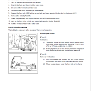 Toyota 2TE15, 2TE18 Electric Tow Tractor Service Repair Manual - Image 5