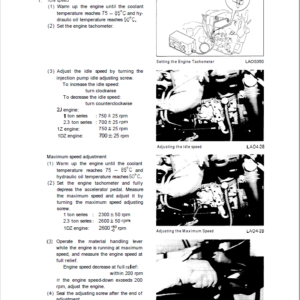 Toyota 5FD10, 5FD14, 5FD15, 5FD18, 5FD20 Forklift Service Repair Manual - Image 5