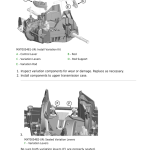 John Deere D100, D105, D110, D120, D125, D130, D140, D150, D155, D160, D170 Lawn Tractor Repair Manual - Image 2