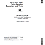 John Deere 643E, 843E Feller Buncher Service Repair Manual (TM1683 and TM1684) - Image 2