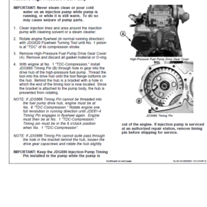 John Deere PowerTech 8.1L Diesel Engines Level 9 Electronic Fuel System With Denso Rail Repair Manual - Image 3