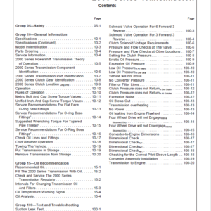 John Deere 2000 Series Transmission Repair Manual (CTM195) - Image 3