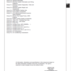 John Deere OEM Engine Accessories Service Repair Manual (CTM67) - Image 3