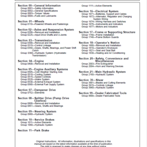 John Deere 643H, 843H Feller Buncher Service Repair Manual (TM1844 and TM1845) - Image 3