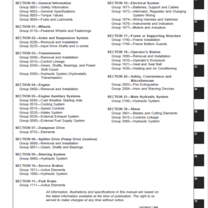 John Deere 740, 840 Feller Buncher Service Repair Manual (TM1877 and TM1878) - Image 3