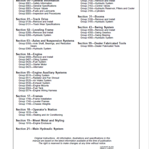 John Deere 909J, 959J Tracked Feller Buncher Service Repair Manual (TM10272 and TM10271) - Image 3