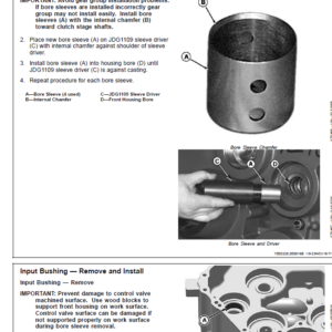 John Deere DF150, DF250 Transmissions Analog Valve Component Technical Manual (CTM159619) - Image 4