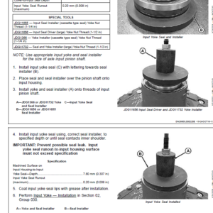 John Deere TeamMate V 1400 Series Inboard Planetary Axles Component Technical Manual (CTM143819) - Image 4