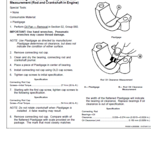 John Deere 4TNV98, 4TNV98T Diesel Engines Repair Manual (CTM130319) - Image 4