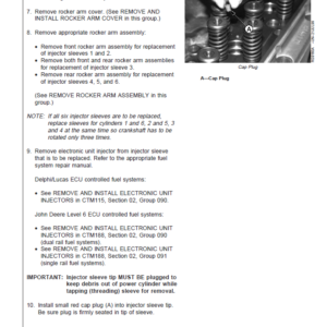 John Deere PowerTech 10.5L, 12.5L Diesel Engines Technical Manual (CTM650) - Image 4