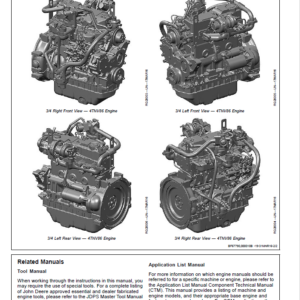 John Deere 4TNV84T and 4TNV86HT Diesel Engines Repair Manual (CTM136319) - Image 4