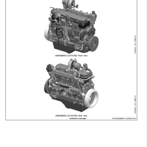 John Deere 6068 4-Valve Diesel Engine - Level 25 ECU Repair Manual (CTM139019) - Image 3