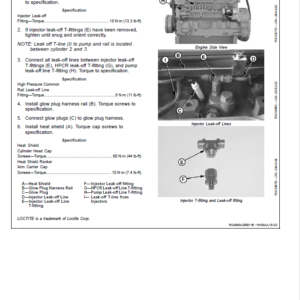 John Deere PowerTech 4.5L, 6.8L Diesel Engines Level 11 Electronic Fuel System - Denso HPCR Repair Manual - Image 4