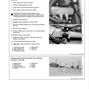 John Deere 643H, 843H Feller Buncher Service Repair Manual (TM1844 and TM1845) - Image 4