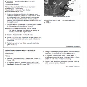 John Deere 3TNV88F Eco-Gov Diesel Engines Final Tier 4 Repair Manual (CTM144419) - Image 5