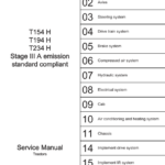 Valtra T154 H, T194 H, T234 H Tractors (Stage III A) Service Repair Manual