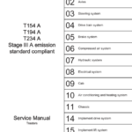 Valtra T154 A, T194 A, T234 A Tractors (Stage III A) Service Repair Manual
