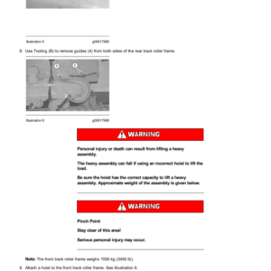 Caterpillar CAT D8R Track Type Tractor Dozer Bulldozer Service Repair Manual (T5X00001 and up) - Image 3