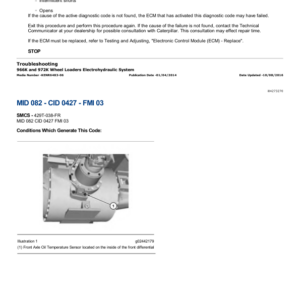 Caterpillar CAT 966K Wheel Loader Service Repair Manual (TFS00001 and up) - Image 5