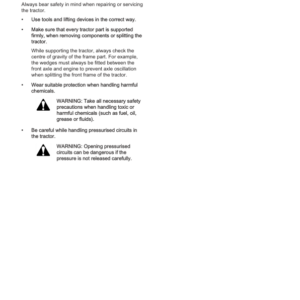 Valtra T154 A, T194 A, T234 A Tractors (Stage III A) Service Repair Manual - Image 2