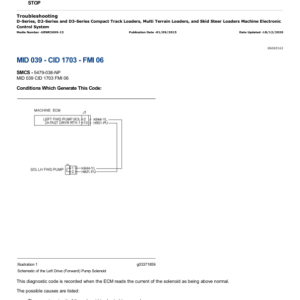 Caterpillar CAT 239D Compact Track Loader Service Repair Manual (BL900001 and up) - Image 4