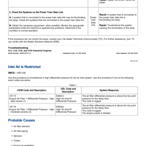 Caterpillar CAT C18 Engine Service Repair Manual (WRH00001 and up) - Image 2