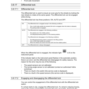 Valtra T154 H 1A7, T194 H 1A7, T234 H 1A7 Tractors (Stage III A) Service Repair Manual - Image 3